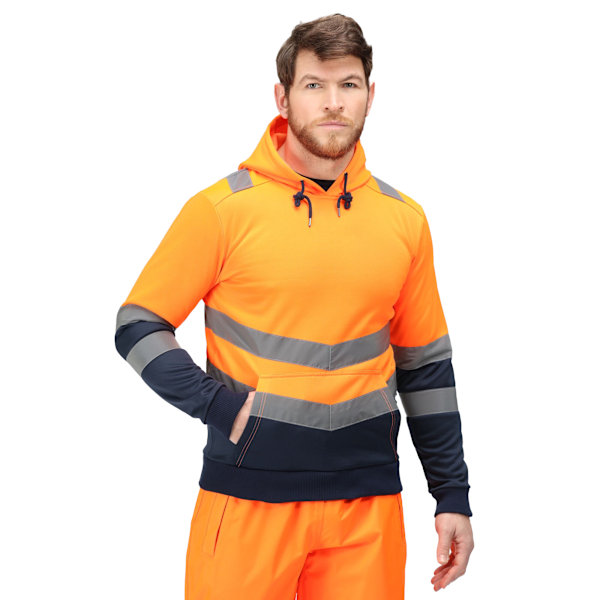 Regatta Herr Overhead High-Vis Hoodie S Orange Orange S