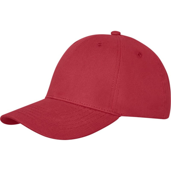 Elevate Unisex Vuxen Davis 6-Panel Keps Storlek One Röd Red One Size