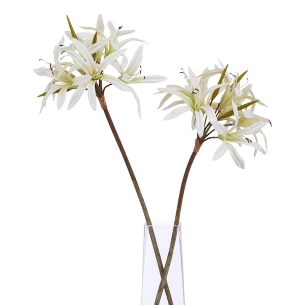Hill Interiors The Natural Garden Collection Nerine Lily Konstgjord White One Size