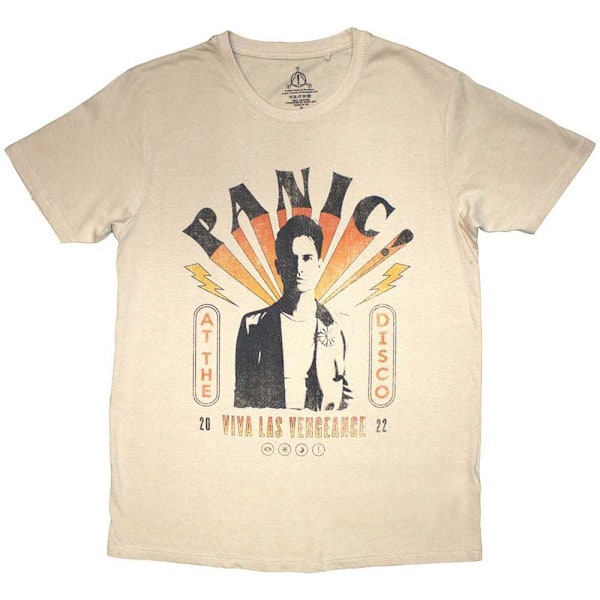 Panic! At The Disco Unisex Vuxen Viva T-Shirt S Sand Sand S