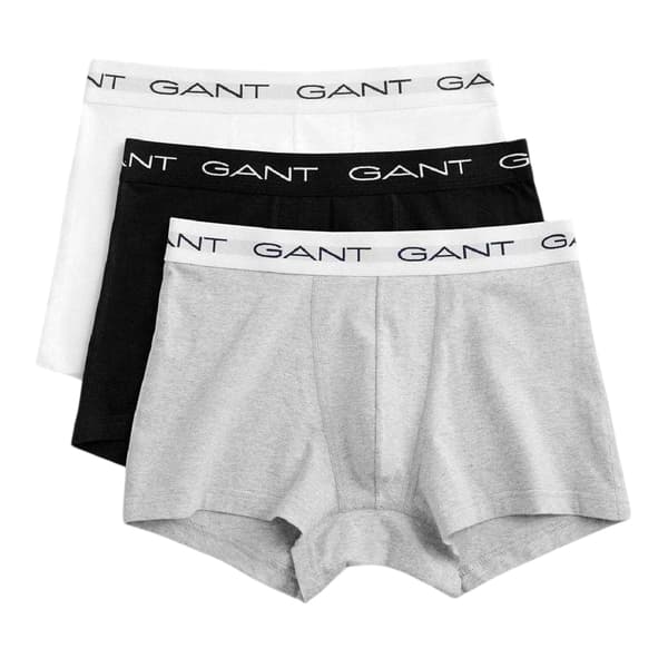 Gant Herr Slim Boxer Shorts i Bomullsblandning (3-pack) M Grå Grey M