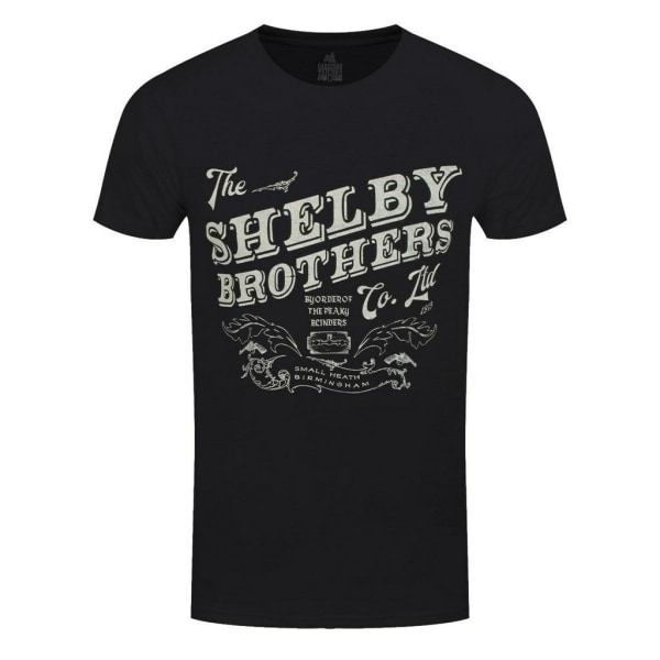 Peaky Blinders Unisex Vuxen The Shelby Brothers T-shirt L Svart Black L