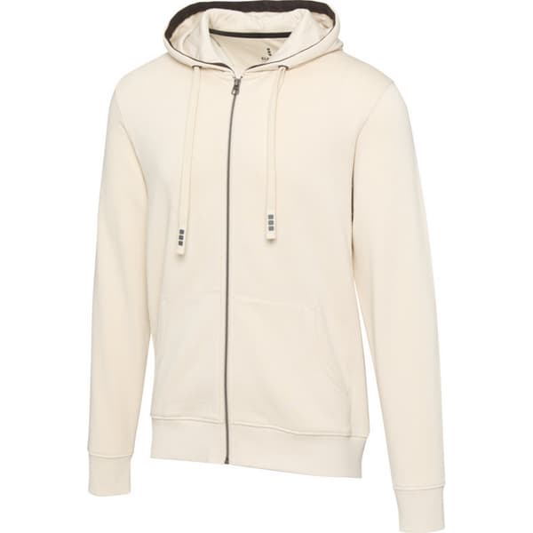 Elevate Arora Hooded Full Zip Sweater för män L Sandsten Sandstone L