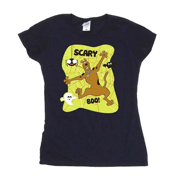 Scooby Doo Dam T-shirt Scary Boo! Bomull L Marinblå Navy Blue L