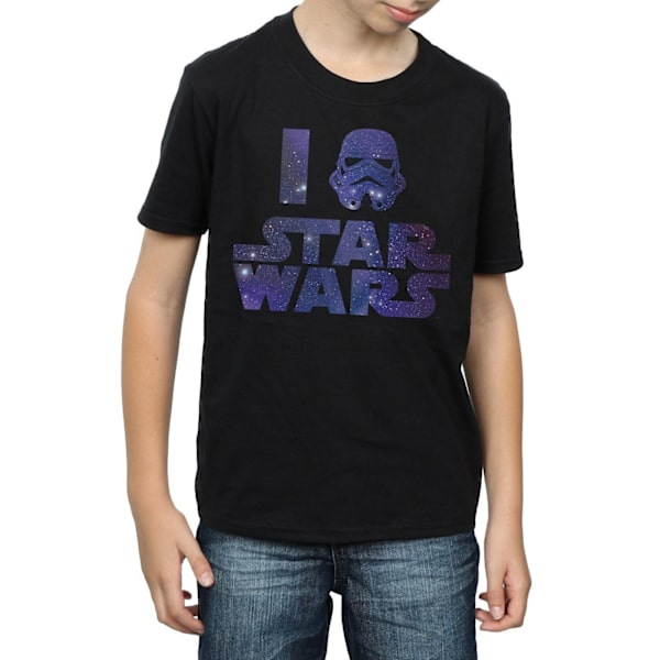 Star Wars Boys I Love Star Wars T-shirt 9-11 år Svart Black 9-11 Years