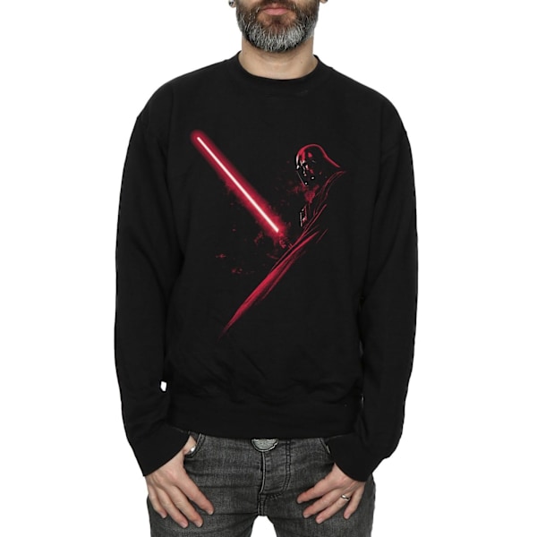 Star Wars Darth Vader Shadow Sweatshirt för män, S, svart Black S