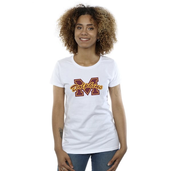 Netflix Dam/Kvinnor Sex Education M Delfiner Bomull T-shirt M White M