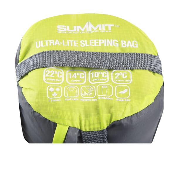 Summit Ultra Lite Sovsäck One Size Grå/Gul Grey/Yellow One Size