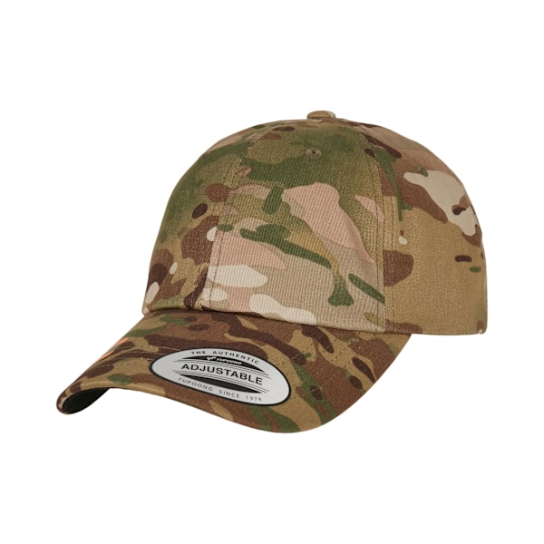 Flexfit by Yupoong Multicam Bomullstwill Dad Cap One Size Multi Multicam One Size