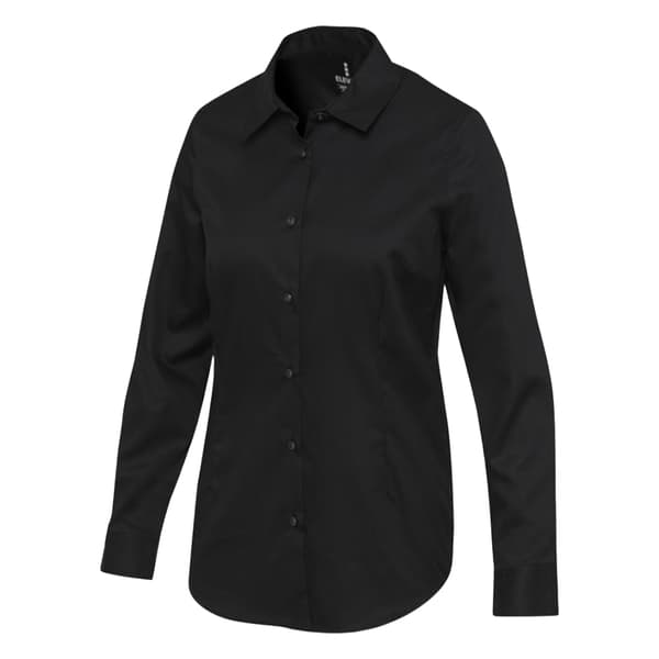 Elevate NXT Dam Citrine Skjorta XXS Enfärgad Svart Solid Black XXS