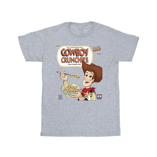 Disney Boys Toy Story Woody Cowboy Crunchies T-shirt 3-4 år Sports Grey 3-4 Years