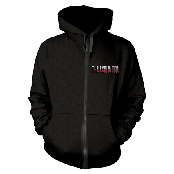 The Exploited Unisex Adult Barmy Army Full Zip Hoodie M Black Black M