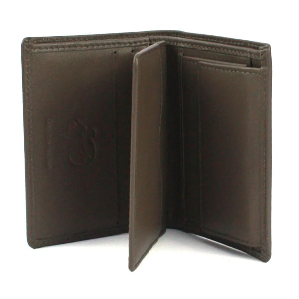 Eastern Counties Leather Unisex Dylan Bi-Fold Läderbil Taupe One Size