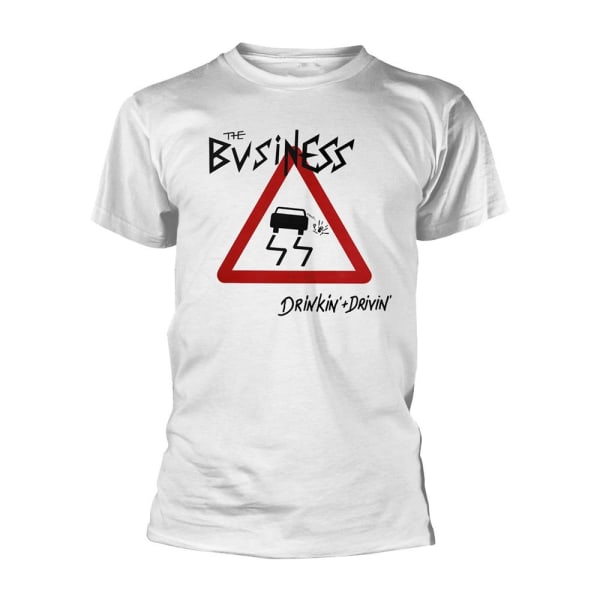 Business Unisex Vuxen Drinkin Drivin T-shirt M Vit White M