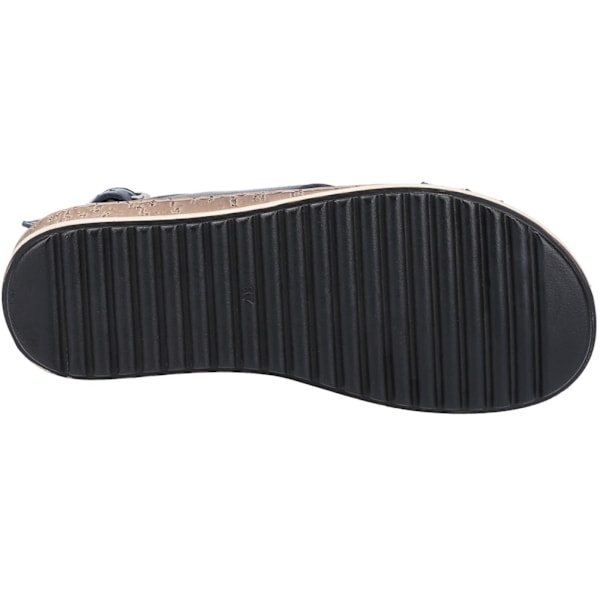 Hush Puppies Dam/Damer Elena Läder Kilklackssandal 5 UK Navy Navy 5 UK