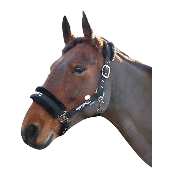 HYCONIC Faux Fur Hästledrep Cob Svart Black Cob