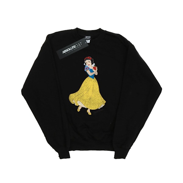 Snövit och de sju dvärgarna flickor klassisk sweatshirt 7-8 år Black 7-8 Years