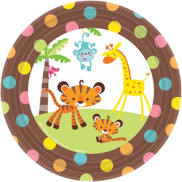 Fisher Price engångstallrikar (8-pack) En storlek Flerfärgad Multicoloured One Size