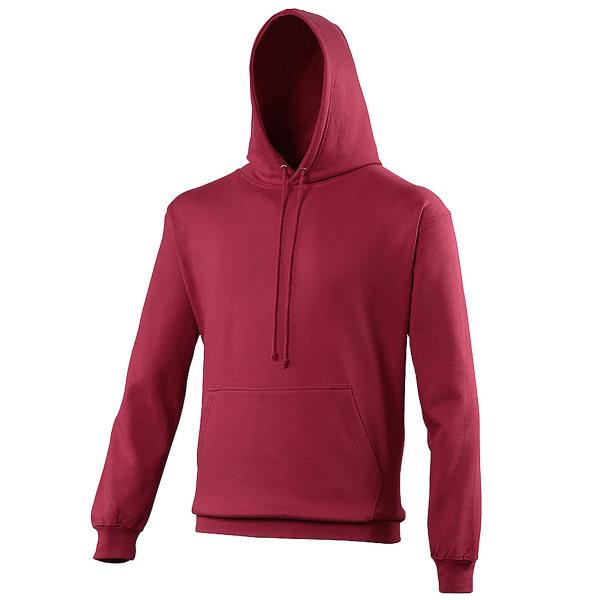 Awdis Unisex College Hooded Sweatshirt / Hoodie L Cranberry Cranberry L