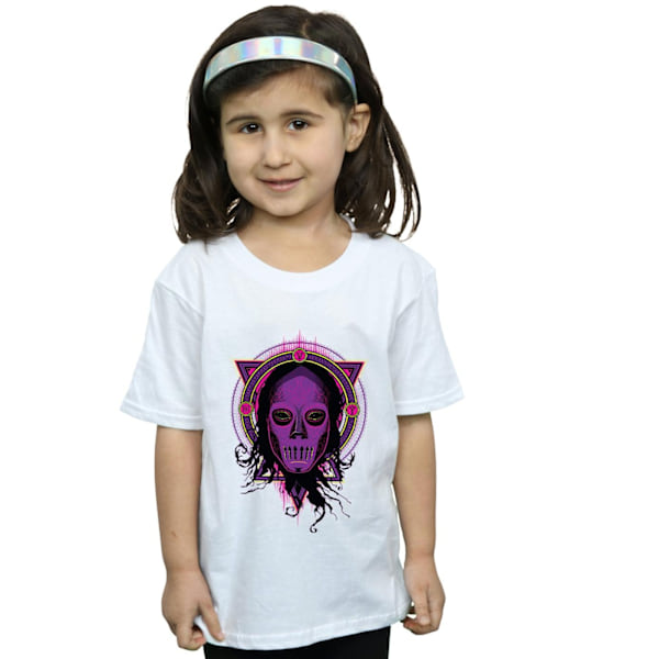 Harry Potter flickor Neon Death Eater bomull T-shirt 12-13 år White 12-13 Years