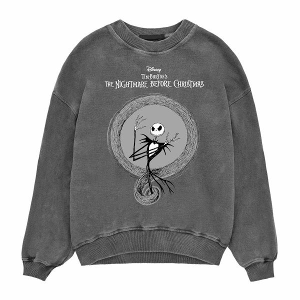 Nightmare Before Christmas Unisex Vuxen Jack Skellington Tröjor Black S
