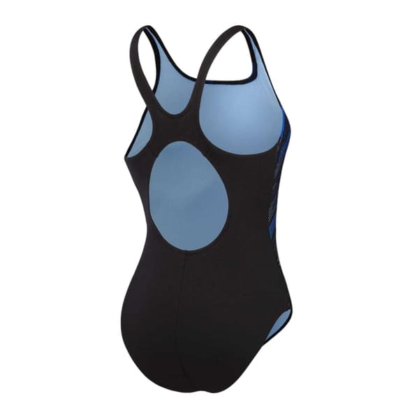 Speedo Dam Hyperboom Placement Baddräkt 28 Black/Blue 28 UK