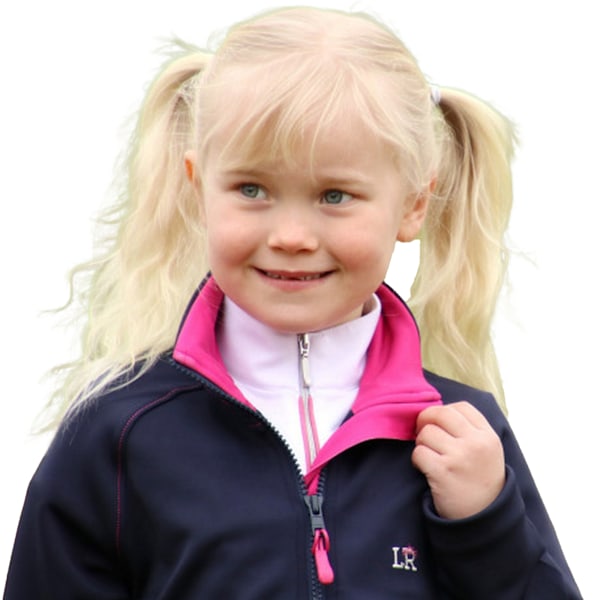 Little Rider Barn/Barn Sue Mjuk Skaljacka 3-4 År Marinblå Navy/Pink 3-4 Years