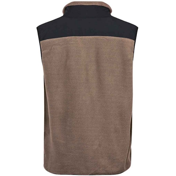 Tee Jays Herr Mountain Fleece Body Warmer M Clay/Black Clay/Black M