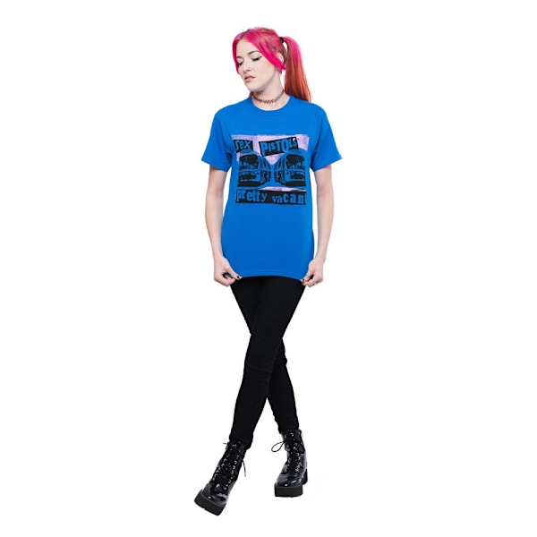 Sex Pistols Unisex Adult Pretty Vacant Coaches T-Shirt XXL Roya Royal Blue XXL