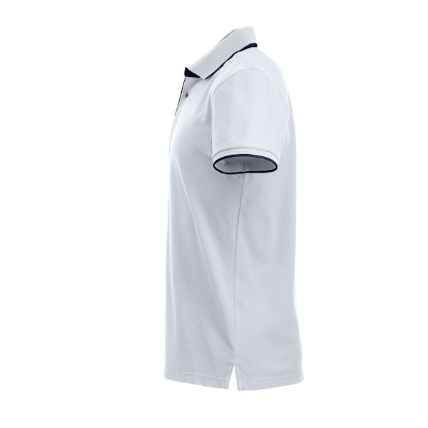 Clique Seattle Poloskjorta XL Vit/Mörk Marinblå White/Dark Navy XL