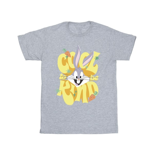 Looney Tunes Boys Bugs Cool To Be Kind T-shirt 9-11 år Sport Sports Grey 9-11 Years