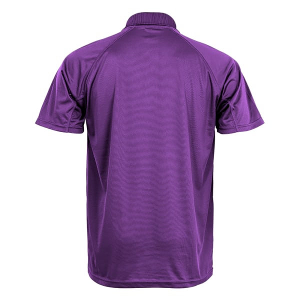 Spiro Impact Mens Performance Aircool Polo T-shirt XXS Lila Purple XXS
