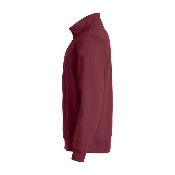 Clique Unisex Vuxen Basic Half Zip Sweatshirt S Vinröd Burgundy S