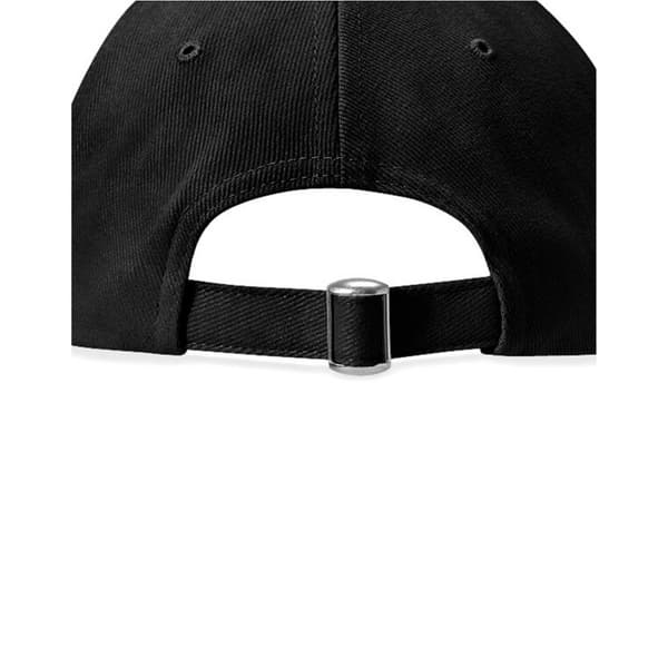 Beechfield Unisex Pro-Style Heavy Brushed Cotton Baseball Cap Black One Size