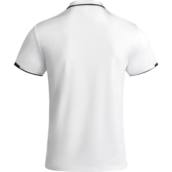 Roly Barn/Kids Tamil Kortärmad Poloskjorta 12 År Vit White/Solid Black 12 Years