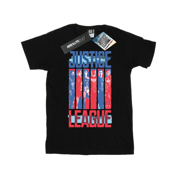 DC Comics Boys Justice League Filmlag Flagga T-shirt 12-13 Ja Black 12-13 Years