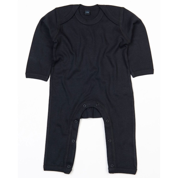 Babybugz Unisex Baby Långärmad Romperdräkt 6-12 Månader Svart Black 6-12 Months