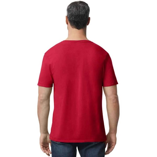 Gildan Unisex Vuxen Softstyle V-ringad T-shirt M Körsbärsröd Cherry Red M