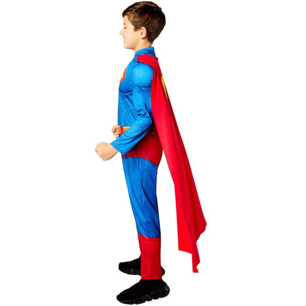 Superman Barn/Barn Deluxe Kostym 7-9 År Blå/Röd Blue/Red 7-9 Years