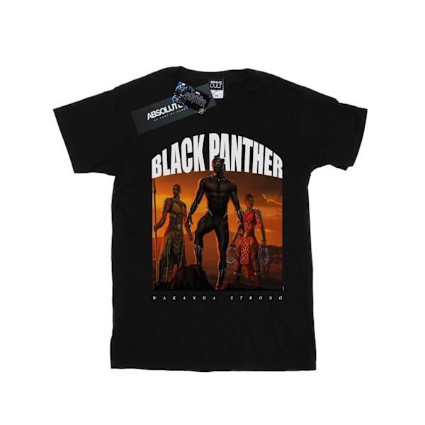 Marvel Herr Svart Panther Wakanda Strong T-shirt 3XL Svart Black 3XL