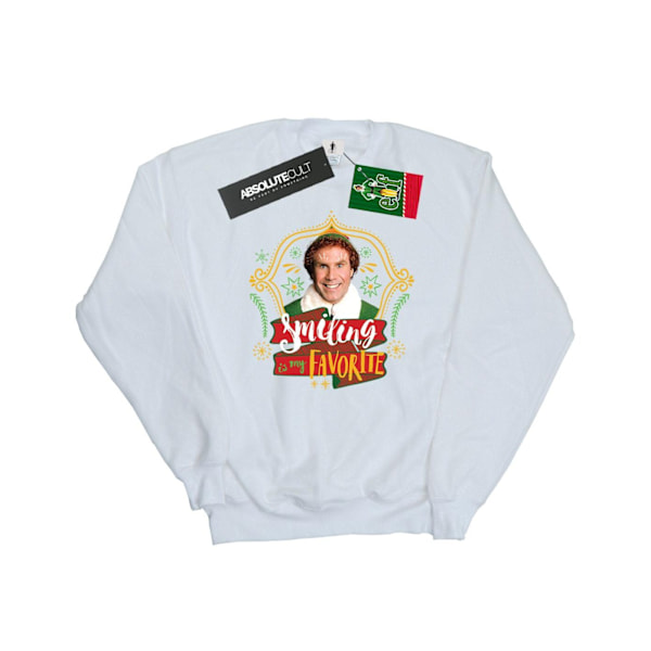 Elf Herr Buddy Leende Sweatshirt M Vit White M