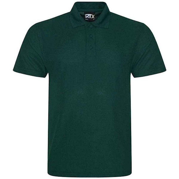 PRO RTX Herr Polyester Pikétröja L Flaskgön Bottle Green L
