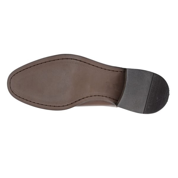 Roamers Herr Plain Läder Ankel Boots 10 UK Mörkbrun Dark Brown 10 UK