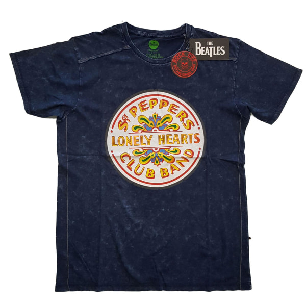 The Beatles Unisex Vuxen Drum Sgt Pepper T-shirt M Marinblå Navy Blue M