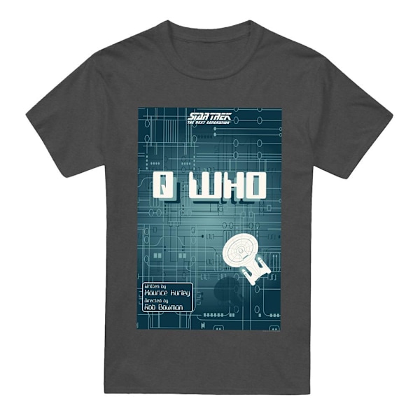 Star Trek Unisex Vuxen The Next Generation Säsong 2 Avsnitt 16 Charcoal 3XL