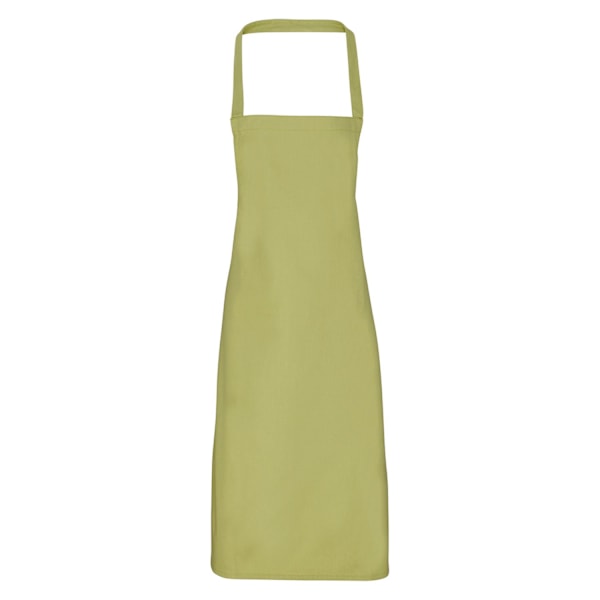 Premier Unisex Vuxen Bomulls Bibbed Förkläde En Storlek Lime Lime One Size