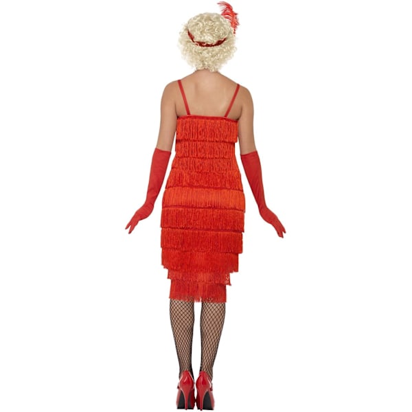 Smiffys Dam/Dam Flapper Kostymset M Röd Red M