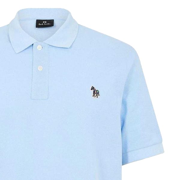 Paul Smith Herr Zebra Regular Pikétröja L Blå Blue L
