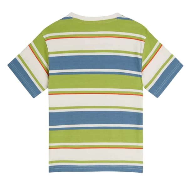 Scotch Randig Oversized T-shirt för pojkar 12 år Blå Blue 12 Years