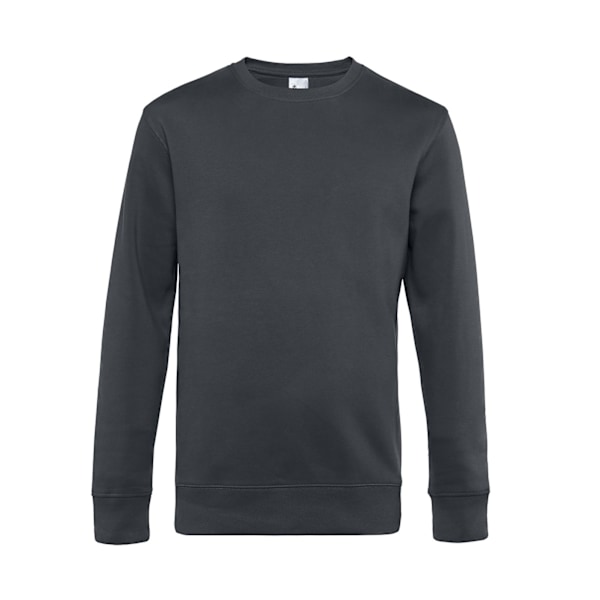 B&C Herr King Sweatshirt L Asfalt Asphalt L